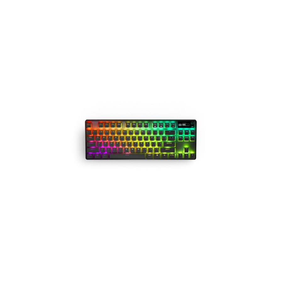17739-Steelseries Apex Pro TKL teclado USB + RF Wireless + Bluetooth QWERTY Ingles de EE. UU. Negro 17739-Steelseries Apex Pro TKL teclado USB + RF Wireless + Bluetooth QWERTY Ingles de EE. UU. Negro