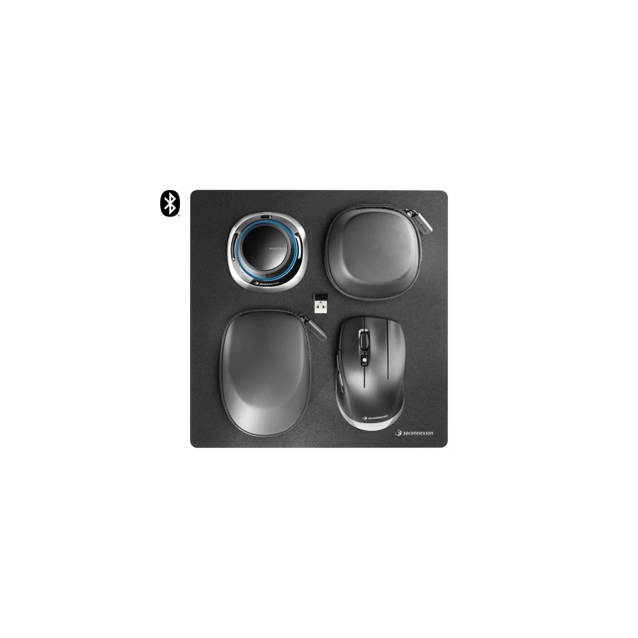 17756-3Dconnexion SpaceMouse Wireless Kit 2 raton mano derecha RF Wireless + Bluetooth + USB Type-A Optico 17756-3Dconnexion SpaceMouse Wireless Kit 2 raton mano derecha RF Wireless + Bluetooth + USB Type-A Optico