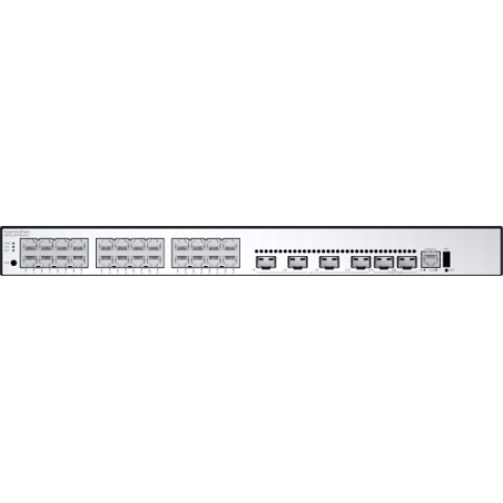 17764-Huawei CloudEngine S5735-L24T4XE-A-V2 Gestionado L3 Gigabit Ethernet (10/100/1000) 1U Negro, Plata