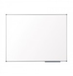 1777-Nobo Pizarra blanca Basic magnetica de acero 1500x1000 mm con marco basico