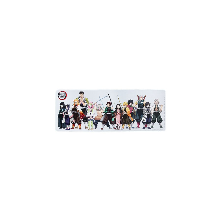 17791-ALFOMBRILLA DE ESCRITORIO DEMON SLAYER PERSONAJES 30CM X 80CM PALADONE REDSTRING PP11693DE