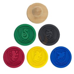 17805-SELLO MOLDE GALLETAS ESCUDOS HARRY POTTER CINEREPLICAS REDSTRING CR4005