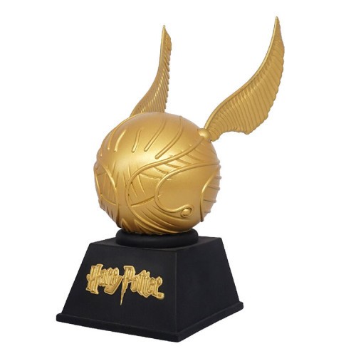 17836-HUCHA SNITCH DORADA 20 CM MONOGRAM REDSTRING 48428