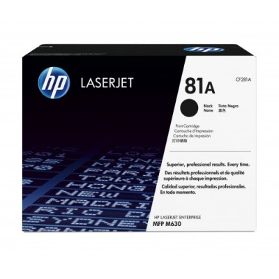 HP 81A TONER HP81A NEGRO CF281A