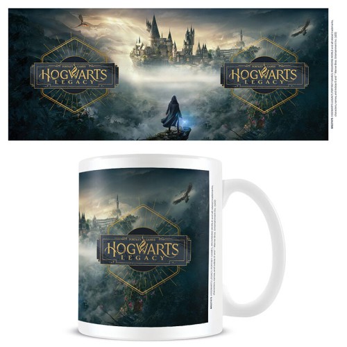 17921-TAZA HOGWARTS LEGACY PORTADA BLANCA 315 ML PYRAMID INTERNACIONAL REDSTRING MG27475
