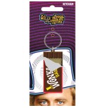 17943-LLAVERO WILLY WONKA LOGO 6 CM. PYRAMID REDSTRING RK39404C