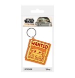 17946-LLAVERO DE GOMA THE MANDALORIAN GROUGU WANTED PYRAMID REDSTRING RK39324C