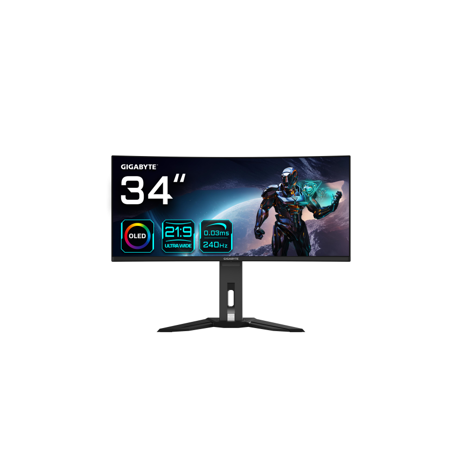 17954-Gigabyte MO34WQC2 pantalla para PC 86,4 cm (34") 3440 x 1440 Pixeles Wide Quad HD OLED Negro 17954-Gigabyte MO34WQC2 pantalla para PC 86,4 cm (34") 3440 x 1440 Pixeles Wide Quad HD OLED Negro