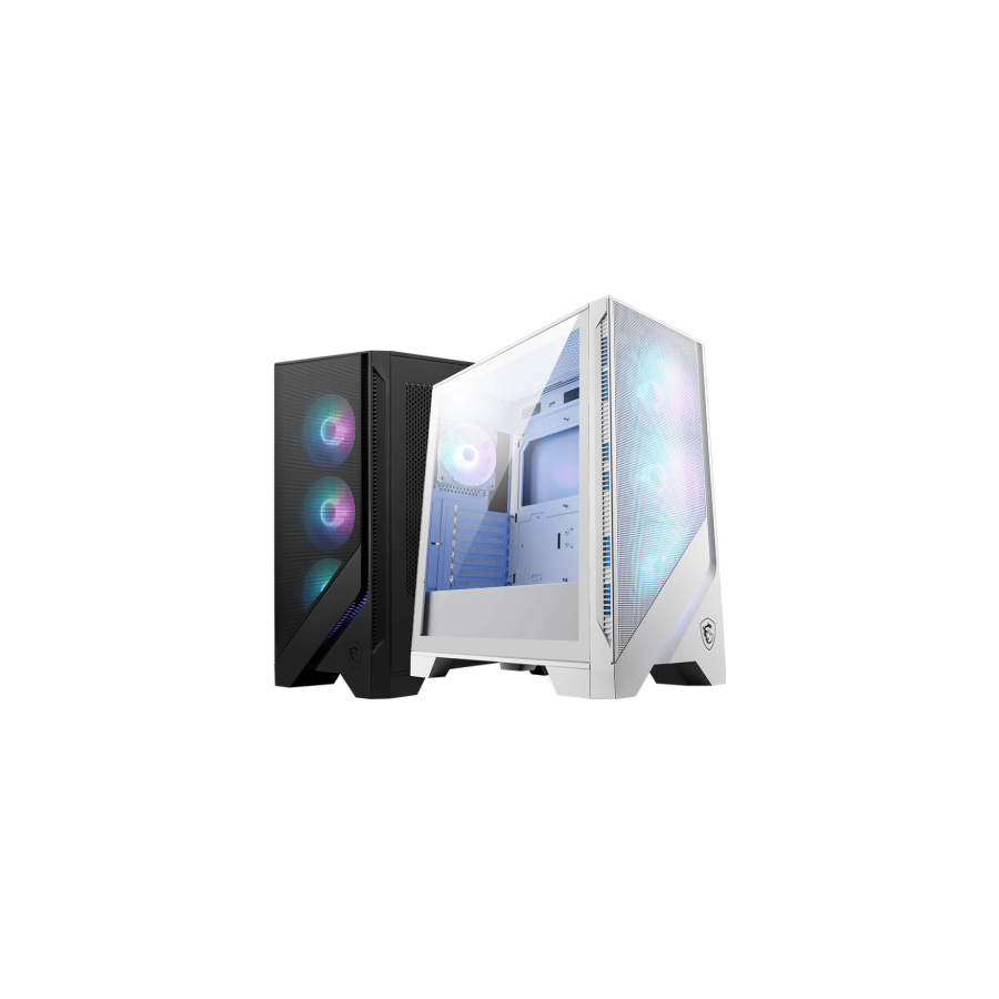 17962-CAJA MSI MAG FORGE 320R AIRFLOW WHITE,1x2.5"+2x2.5"/3.5",3x120MM+1x120MM (ARGB),2xUSB3.2,+AUDIO+MICRO,RGB,MID-TOWE 17962-CAJA MSI MAG FORGE 320R AIRFLOW WHITE,1x2.5"+2x2.5"/3.5",3x120MM+1x120MM (ARGB),2xUSB3.2,+AUDIO+MICRO,RGB,MID-TOWE