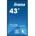 17985-iiyama LH4365UHSB-B1 pantalla de senalizacion Diseno de quiosco 108 cm (42.5") LED Wifi 800 cd / m2 4K Ultra HD Ne