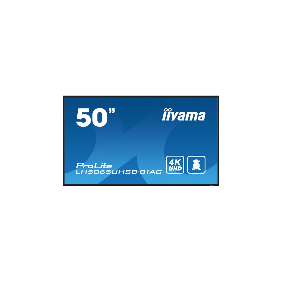 17986-MONITOR IIYAMA 50" , UHD VA PANEL, HAZE 25%, 800CD/M, HORIZ Y VERT, SIGNAL FAILOVER, MM 2X 10W, HDMI 2X, DP, USB 17986-MONITOR IIYAMA 50" , UHD VA PANEL, HAZE 25%, 800CD/M, HORIZ Y VERT, SIGNAL FAILOVER, MM 2X 10W, HDMI 2X, DP, USB