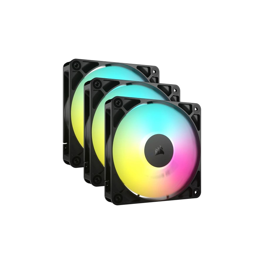 18011-Corsair RS120 ARGB Carcasa del ordenador Ventilador 12 cm Negro 3 pieza(s) 18011-Corsair RS120 ARGB Carcasa del ordenador Ventilador 12 cm Negro 3 pieza(s)