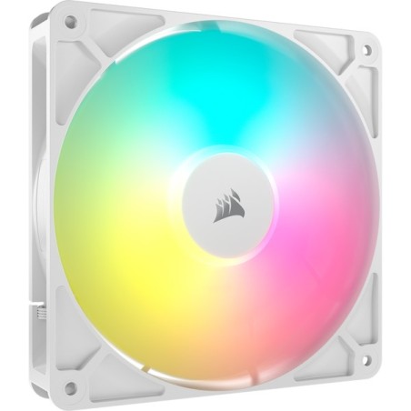 18022-VENTILADOR CAJA CORSAIR RS ARGB Series 140 White 140mm ARGB Fan Single Pack CO-9050186-WW
