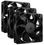 18026-Corsair RS120 Carcasa del ordenador Ventilador 12 cm Negro 3 pieza(s)