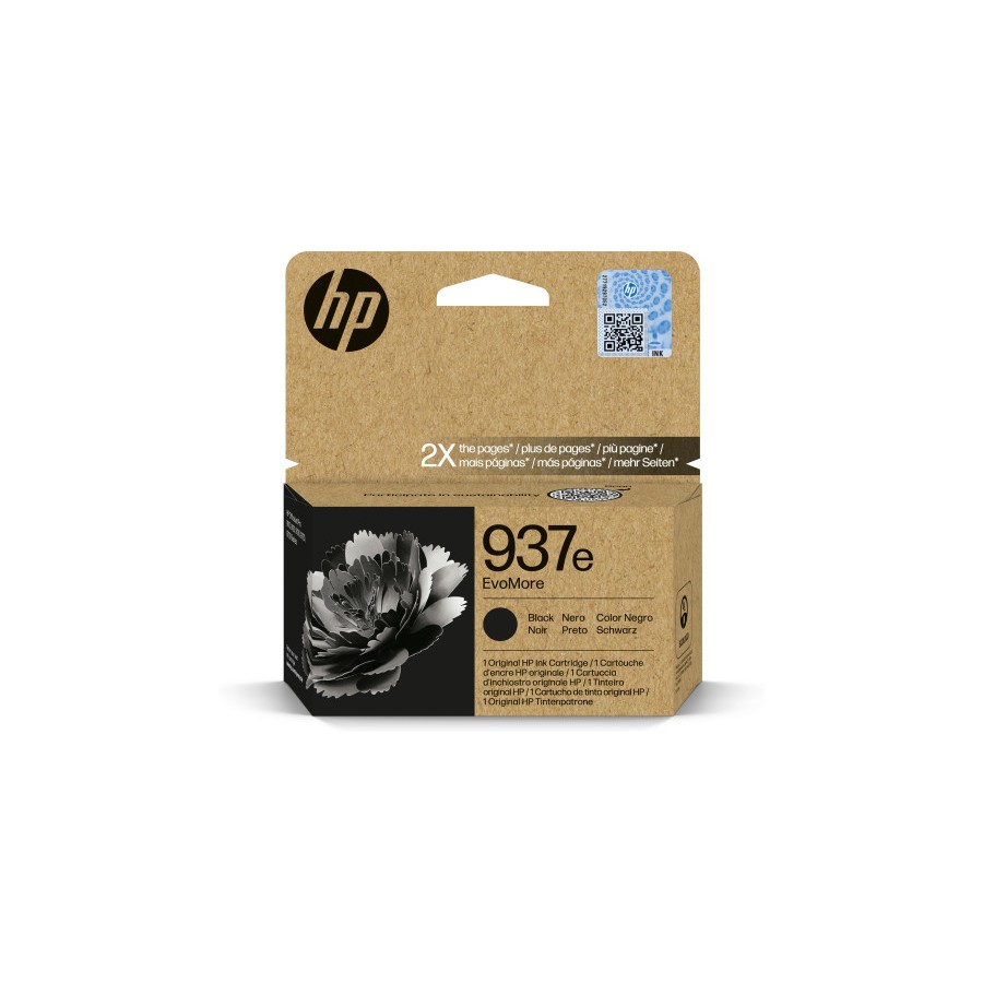 18060-HP Cartucho de Tinta Original EvoMore 937e negra