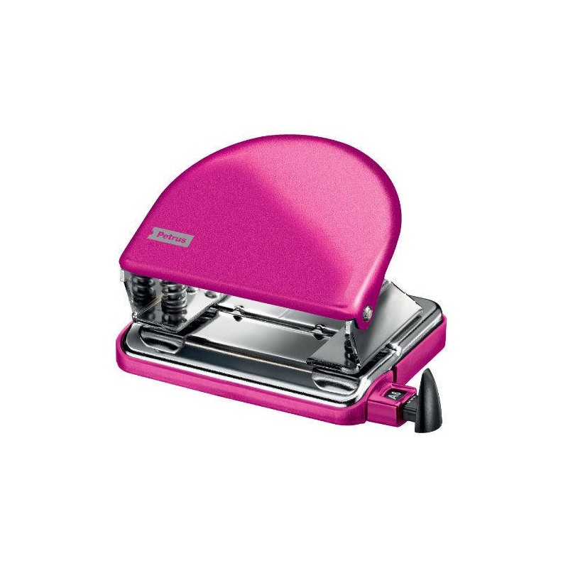 1811-TALADRO METALICO MODELO 52 WOW CAPACIDAD 20 HOJAS COLOR ROSA PETRUS 626517 1811-TALADRO METALICO MODELO 52 WOW CAPACIDAD 20 HOJAS COLOR ROSA PETRUS 626517