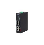 18110-(DH-HS4408-4ET-96) DAHUA SWITCH4 PUERTOS 10/100 + 4SFP GIGABIT 96W MANAGED L2  HARDENED POE
