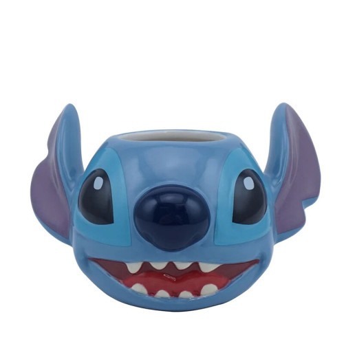 18129-TAZA 3D CABEZA STITCH 325 ML HALF MOON BAY REDSTRING MUGSDC06