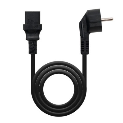 Nanocable Cable Alimentacion CPU CEE7 M C13 H Negro 2 m