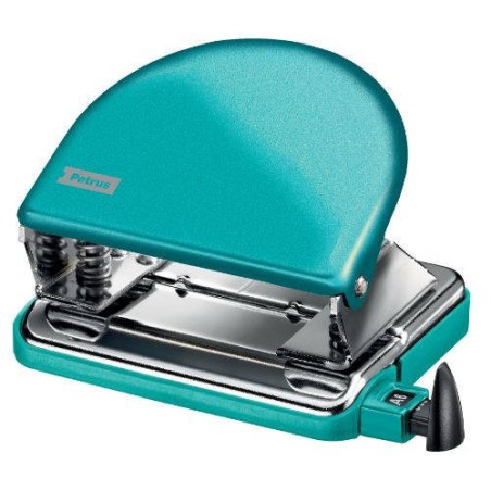 1814-TALADRO METALICO MODELO 52 WOW CAPACIDAD 20 HOJAS COLOR AZUL HIELO PETRUS 626521