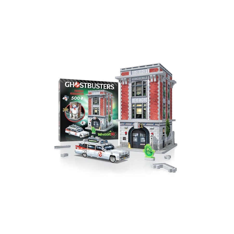 18143-PUZZLE 3D CUARTEL DE LOS CAZAFANTASMAS 500 PIEZAS WREBBIT REDSTRING W3D-1018 18143-PUZZLE 3D CUARTEL DE LOS CAZAFANTASMAS 500 PIEZAS WREBBIT REDSTRING W3D-1018