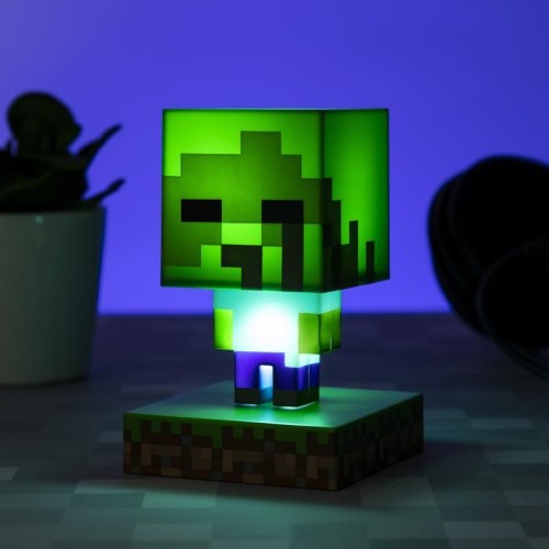 18155-LAMPARA ICONS ZOMBIE MINECRAFT 12 CM PALADONE REDSTRING PP6592MCFV2