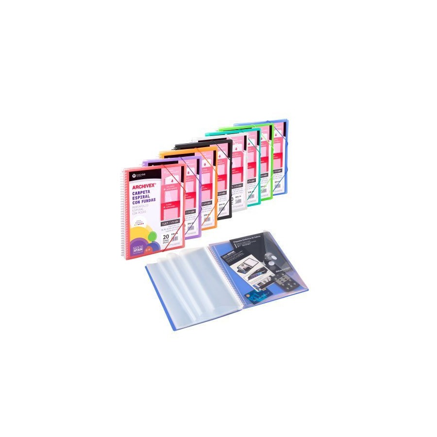 1817-CARPETA ARCHIVEX-STAR ESPIRAL CANGURO 20 FUNDAS COLOR ROJO CARCHIVO 53032053 1817-CARPETA ARCHIVEX-STAR ESPIRAL CANGURO 20 FUNDAS COLOR ROJO CARCHIVO 53032053