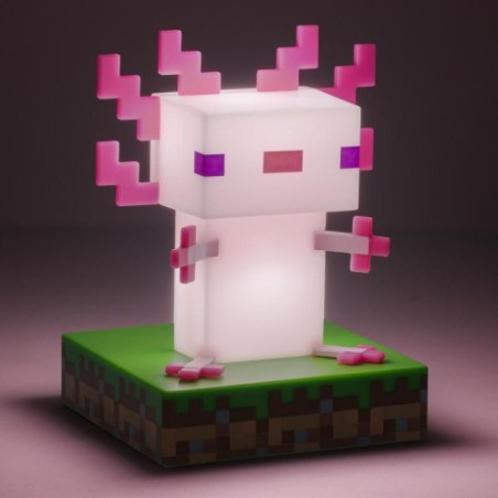 18233-LAMPARA ICONS AJOLOTE - MINECRAFT 12 CM PALADONE REDSTRING PP11390MCF