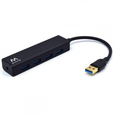 Ewent EW1136 hub de interfaz USB 32 Gen 1 31 Gen 1 Type A 480 Mbit s Negro