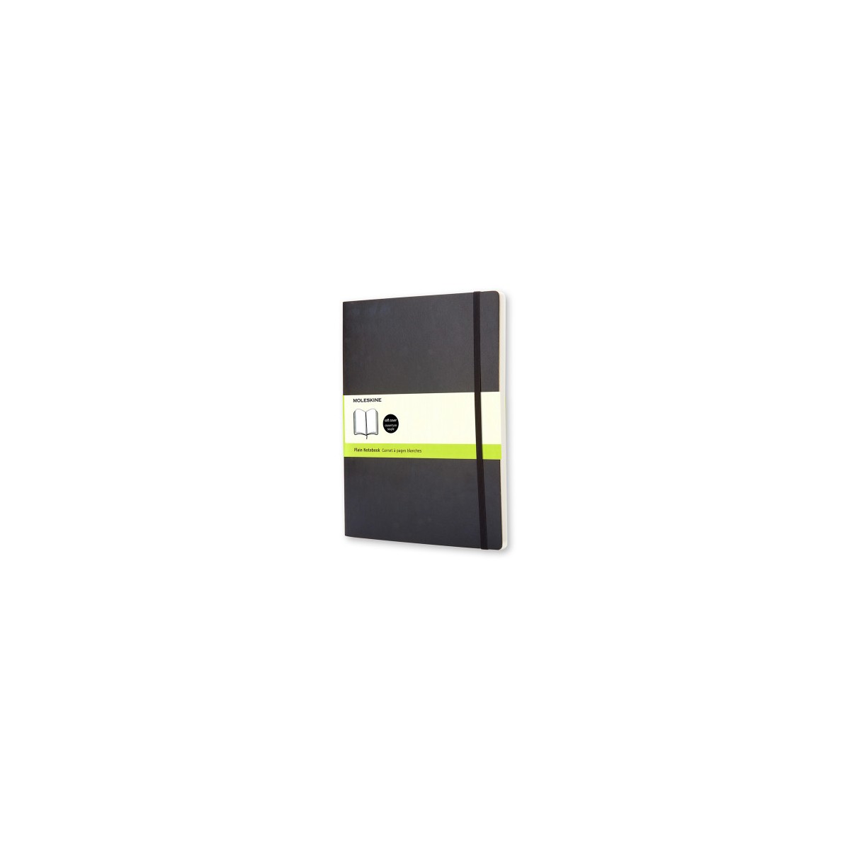 LIBRETA CLASICA TAPA BLANDA NEGRA XL 19X25CM LISA MOLESKINE QP623