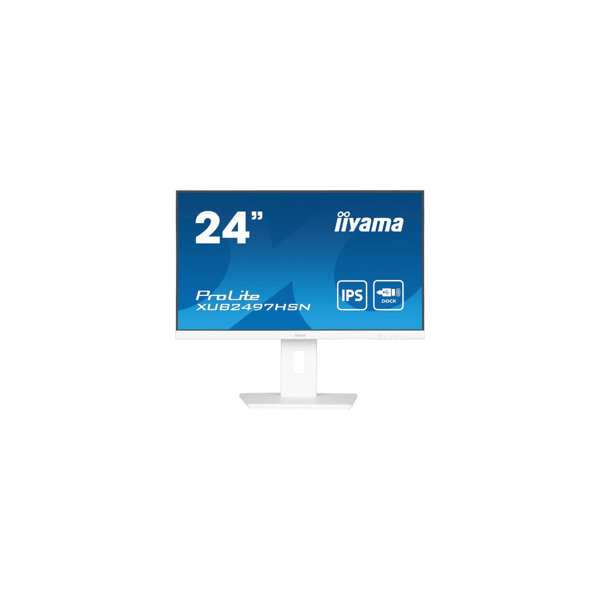 iiyama ProLite XUB2497HSN W2 pantalla para PC 605 cm 238 1920 x 1080 Pixeles Full HD LED Blanco