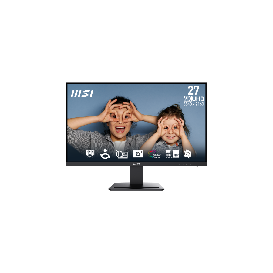 18451-MSI Pro MP273U pantalla para PC 68,6 cm (27") 3840 x 2160 Pixeles 4K Ultra HD Negro