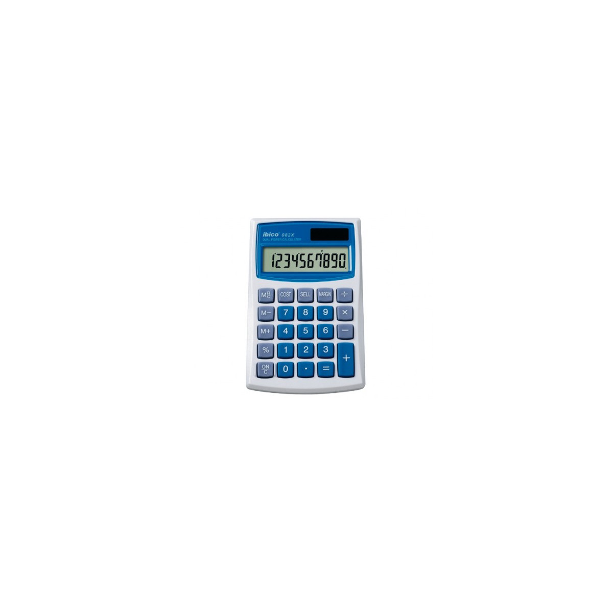 CALCULADORA DE BOLSILLO DE 10 DIGITOS MODELO 082X SOLAR PILA IBICO IB410017