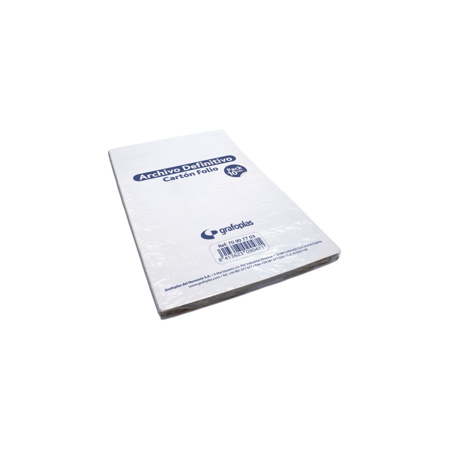 18516-PACK 10 ARCHIVADORES DEFINITIVOS CARTON FOLIO 360X253X100MM BLANCO GRAFOPLAS 70907703 18516-PACK 10 ARCHIVADORES DEFINITIVOS CARTON FOLIO 360X253X100MM BLANCO GRAFOPLAS 70907703