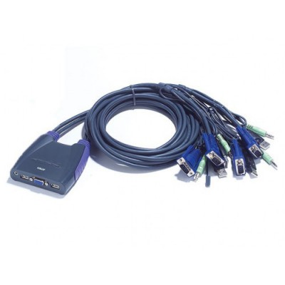 Aten CS64US interruptor KVM Azul