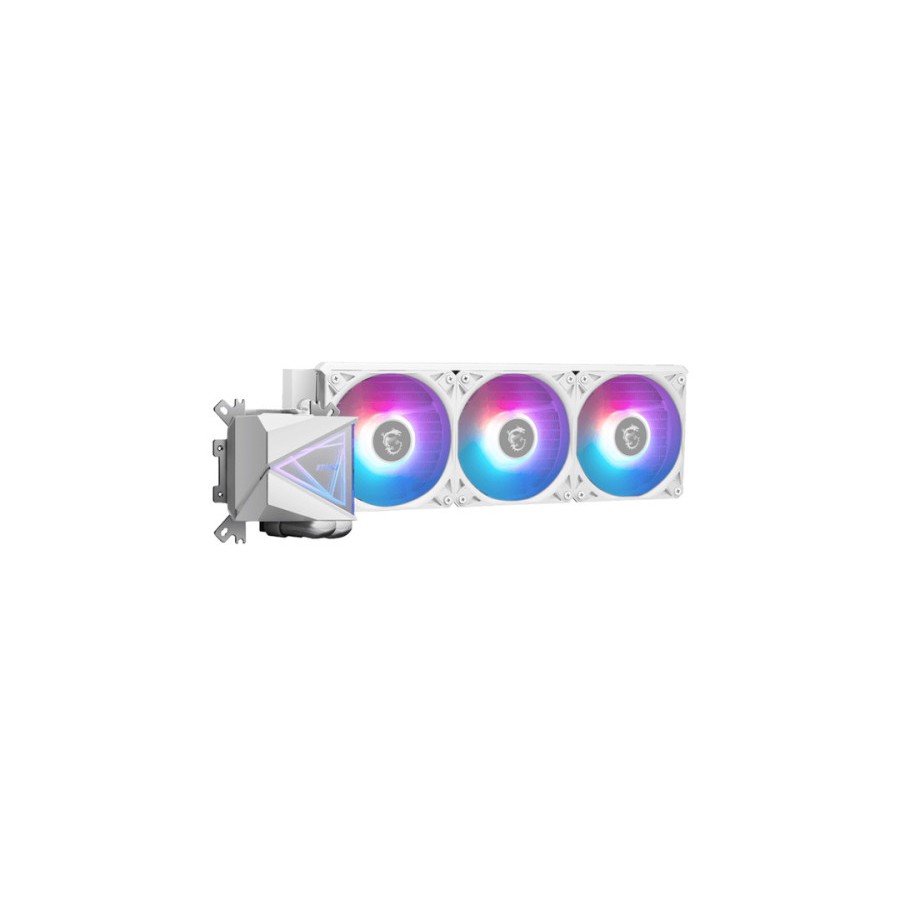 18573-SISTEMA DE REFRIGERACION LIQUIDA MSI PARA CPU MAG CORELIQUID I360 WHITE,INTEL/AMD,RADIADOR 360mm,FAN4PIN,20dBA,ARG