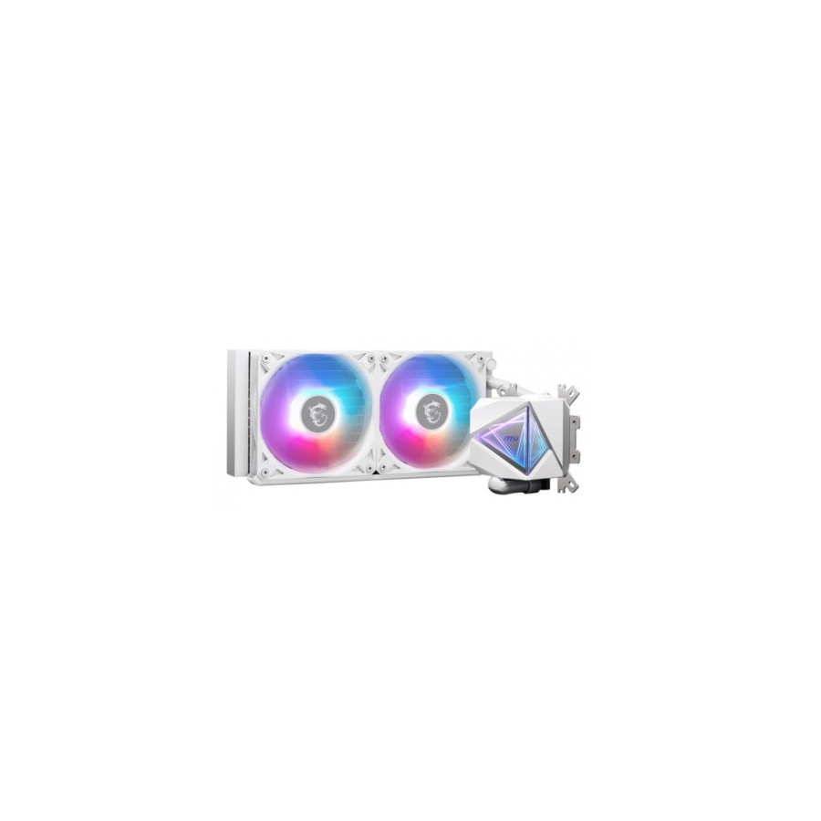 18577-SISTEMA DE REFRIGERACION LIQUIDA MSI PARA CPU MAG CORELIQUID I240 WHITE,INTEL/AMD,RADIADOR 240mm,FAN4PIN,20dBA,ARG 18577-SISTEMA DE REFRIGERACION LIQUIDA MSI PARA CPU MAG CORELIQUID I240 WHITE,INTEL/AMD,RADIADOR 240mm,FAN4PIN,20dBA,ARG