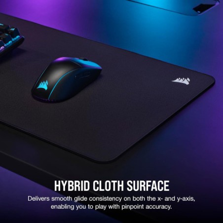 18597-ALFOMBRILLA CORSAIR MM500 V2 GAMING, NEGRO, TALLA L  CH-941B161-WW