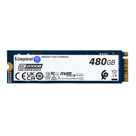 18625-Kingston Technology DC2000B M.2 480 GB PCI Express 4.0 NVMe 3D TLC