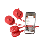 18684-Theragun PowerDot 2.0 Duo estimulador muscular electronico Unidad de electrodos Rojo