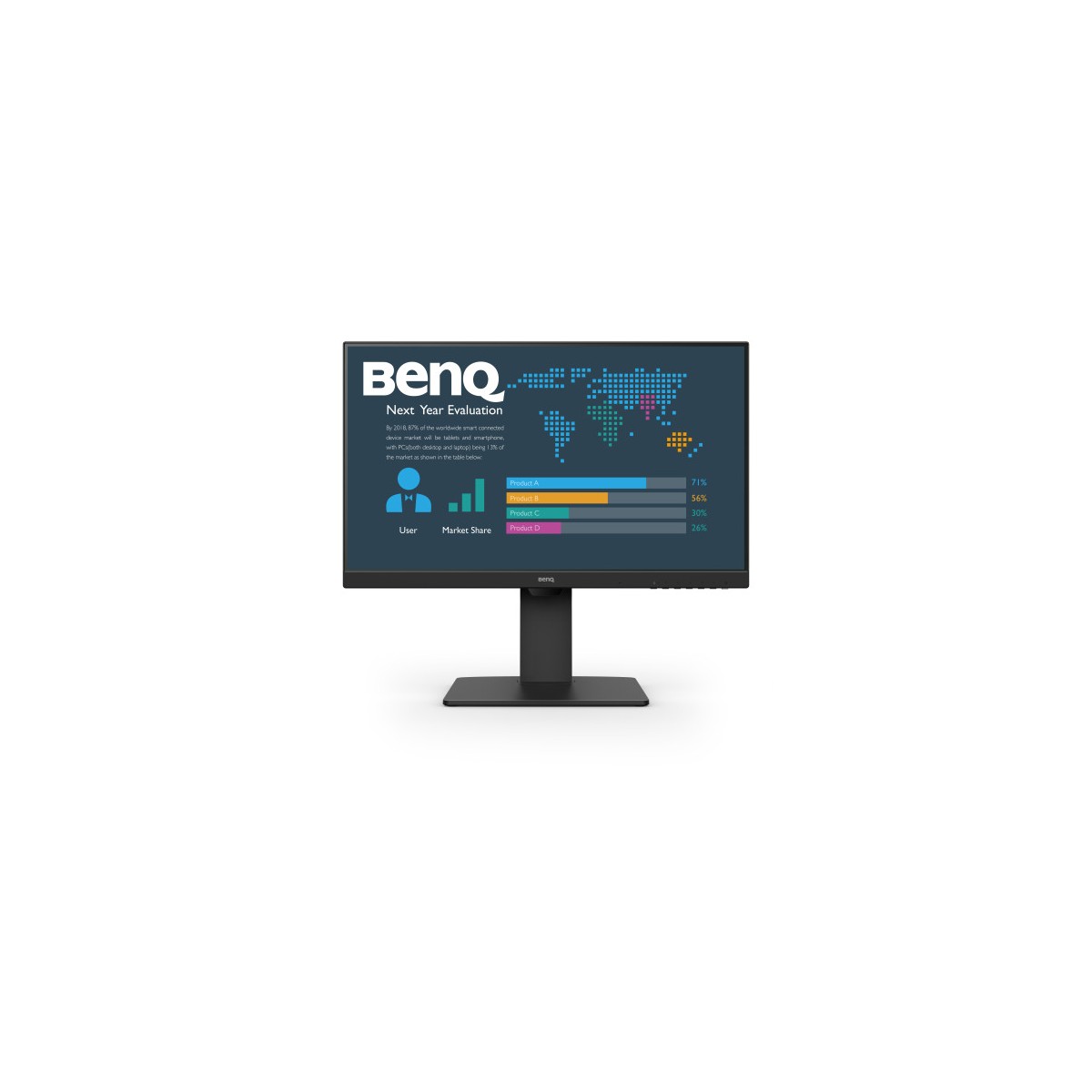 MONITOR BENQ BUSINESS BL2786TC 27 IPS 1080P FHD USB C 65W  100HZ EYE CARE ERGONoMICO HUB USB  99 SRGB HDMI DP TUV