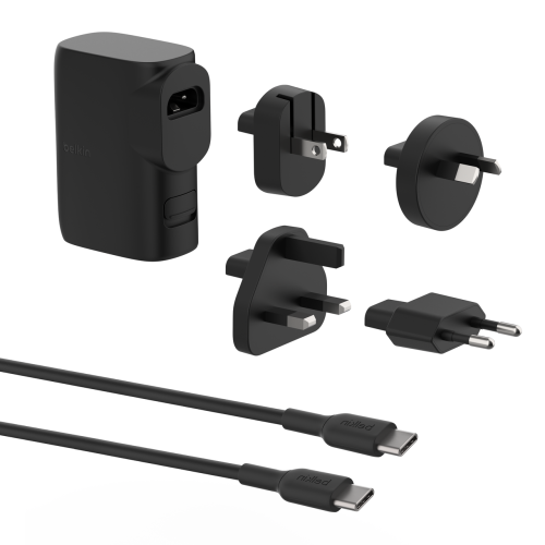 18745-Belkin BPZ003bt1MBK-B6 Universal Negro Corriente alterna Carga rapida Interior