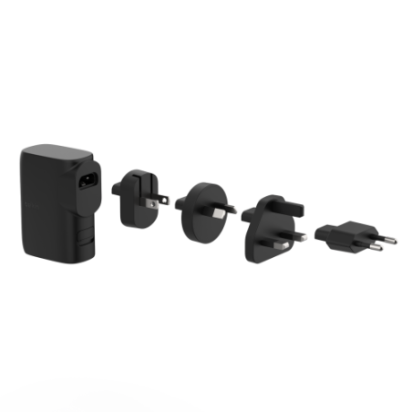 18746-Belkin BPZ003bt1MBK-B6 Universal Negro Corriente alterna Carga rapida Interior
