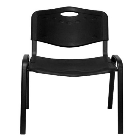 188-PACK 4 SILLAS CONFIDENTE MODELO ROBLEDO PLASTICO NEGRO PIQUERAS Y CRESPO PACK426INE
