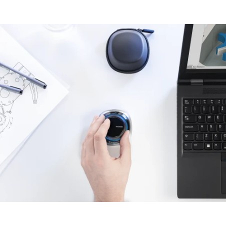 18911-3Dconnexion SpaceMouse raton Oficina RF Wireless + Bluetooth + USB Type-A 6DoF