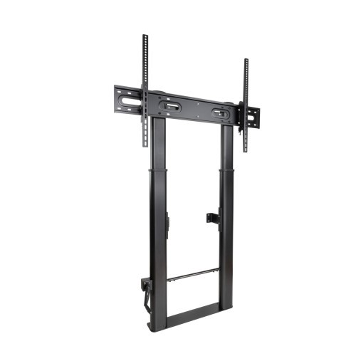 18970-TooQ Lottus Soporte de Suelo/Pared Fijo con Regulacion de Altura para Pantallas 55"-100", Negro
