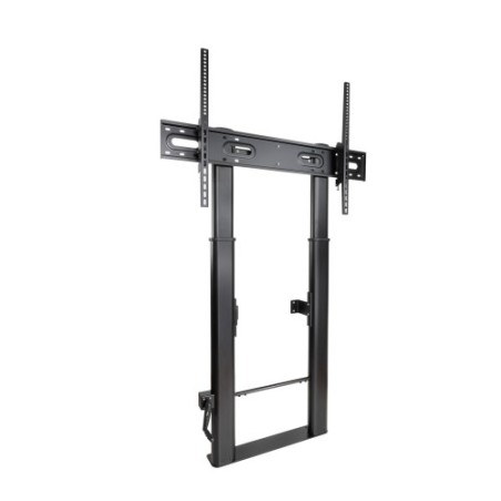 18970-TooQ Lottus Soporte de Suelo/Pared Fijo con Regulacion de Altura para Pantallas 55"-100", Negro