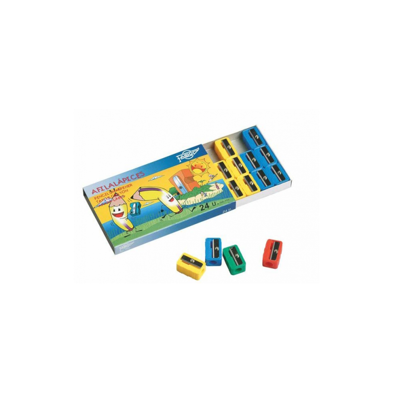 1901-SACAPUNTAS DE PLASTICO SIMPLE CON FORMA RECTANCULAR 100% RECICLABLE FAIBO P02 1901-SACAPUNTAS DE PLASTICO SIMPLE CON FORMA RECTANCULAR 100% RECICLABLE FAIBO P02