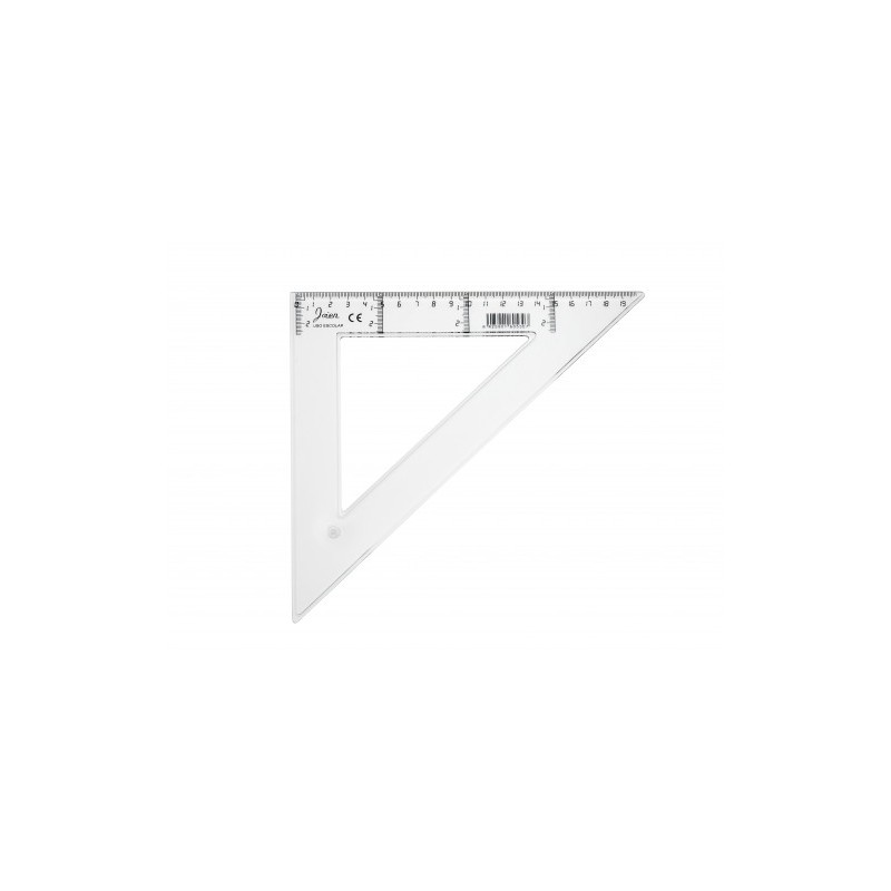 1904-ESCUADRA TRANSPARENTE EN PLASTICO INYECTADO GRADUADO Y BISELADO 30 CM. FAIBO 41230 1904-ESCUADRA TRANSPARENTE EN PLASTICO INYECTADO GRADUADO Y BISELADO 30 CM. FAIBO 41230