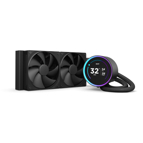 19113-NZXT Kraken Elite 240 Procesador Sistema de refrigeracion liquida todo en uno 12 cm Negro 1 pieza(s)